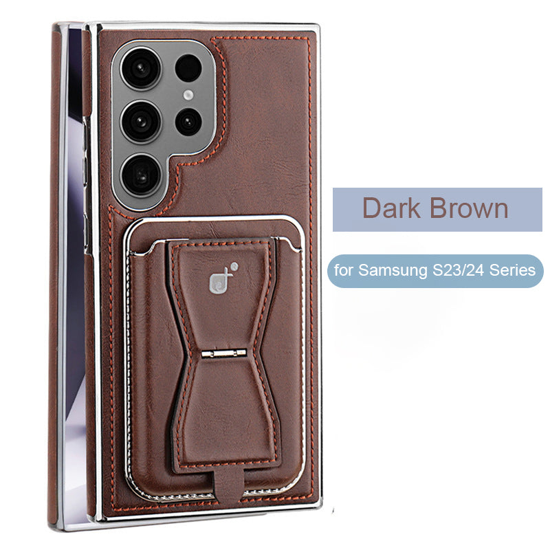 Leather Full-cover Anti-fall Mobile Phone Case For Samsung