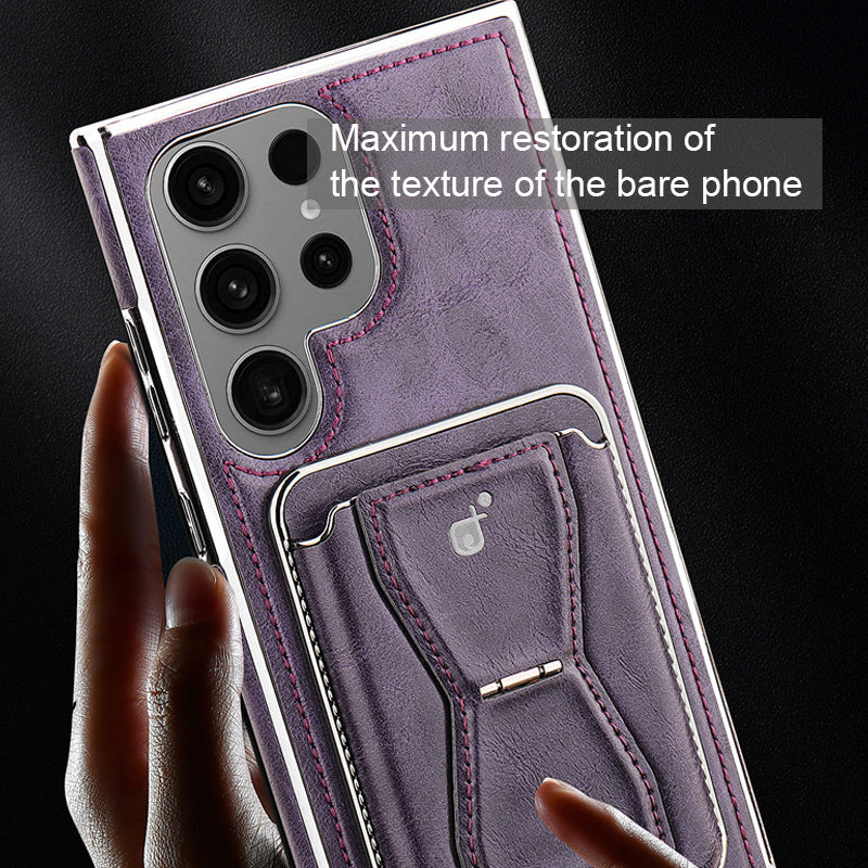 Leather Full-cover Anti-fall Mobile Phone Case For Samsung